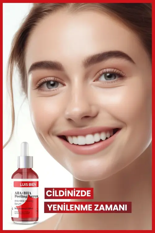 Luis Bien Aha Bha Cilt Tonu Eşitleyici Kırmızı Peeling Serum | Aydınlatıcı | 30 ml (AHA %10 BHA %2)