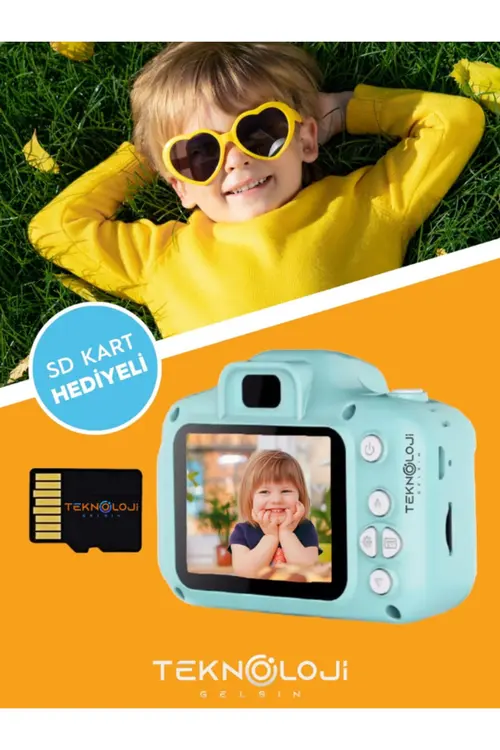 Çocuk Kamerası Dijital Fotoğraf Makinesi Mini 1080p HD Kamera Hafıza Kart Hediyeli Yorumları