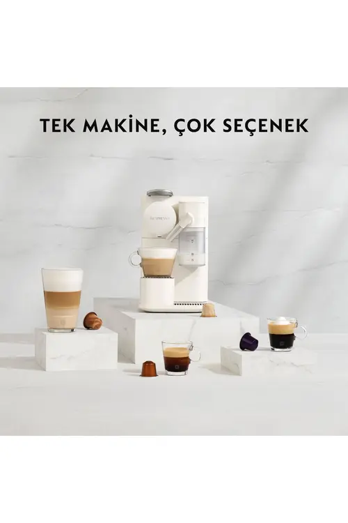 Nespresso F121 Latissima One Süt Çözümlü Kahve Makinesi, Beyaz