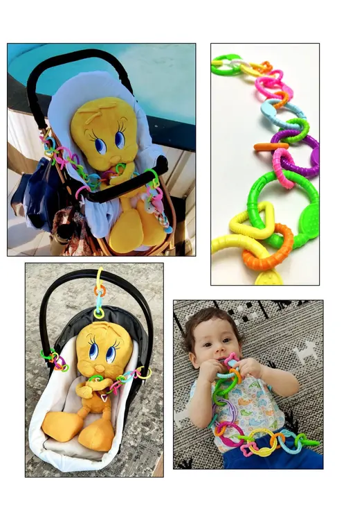 Schmülzer Zincir 17 Parça Oyun Halkası 60 Cm Eğlenceli Çıngırak Oyun Halkası