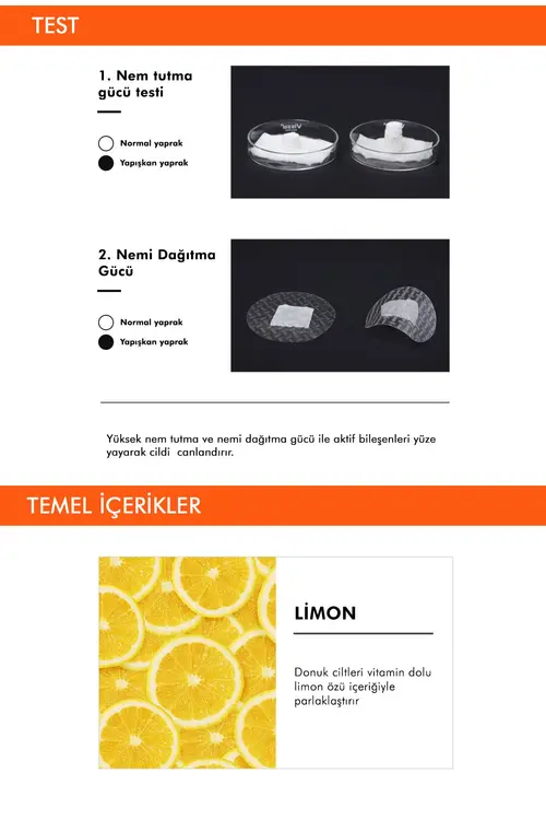 Missha Limon Özlü Koyu ve Mat Ciltler İçin Aydınlatıcı Yaprak Maske (1ad) Airy Fit Sheet Mask Lemon