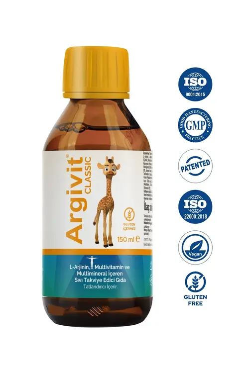 Argivit Classic Şurup 150 ml - Portakal Ve Vanilya Aromalı