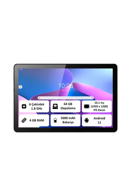 Tab M10 (3rd Gen) 4GB + 64GB 10.1" Wi-Fi Gri Tablet - ZAAG0003TR (Lenovo Türkiye Garantili) Yorumları