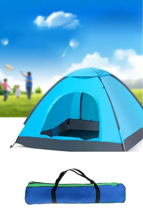 Onetick Kamp Çadırı 3 Kişilik Dayanıklı Kolay Kurulum Renkli 200x150x110