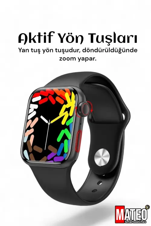 MATEO Akıllı Saat Yeni Nesil T700s Watch 7 Series Ios Androıd Uyumlu Bluetooh Arama Bildirim Alma