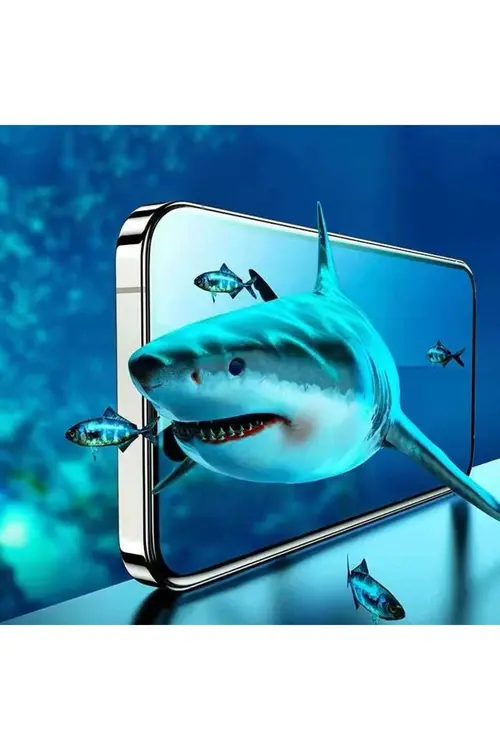 Fibaks Iphone 14 Pro Uyumlu Tam Kaplayan Seramik Esnek Ekran Koruyucu Kırılmaz Cam - Extra İnce