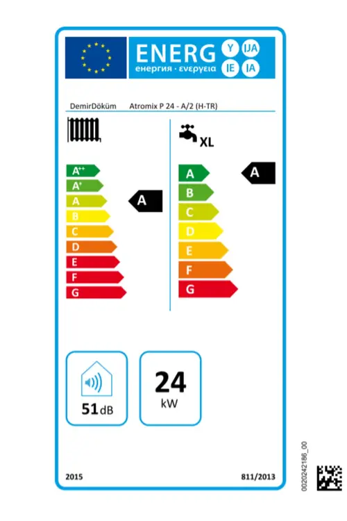 Demirdöküm Atromix 24/24 Kw (20.000 KCAL) Tam Yoğuşmalı Kombi