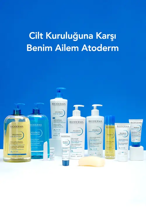 Bioderma Atoderm Intensive Eye Kuru Atopi Eğilimli Göz Çevresi Kremi ve Temizleyici Hyalüronik Asit 100 ml