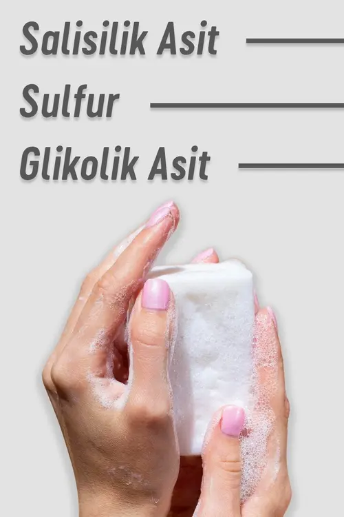 Dr. EA Laboratories Zantis Kükürt, Salisilik Asit Glikolik Asit Akne, Sivilce Sabunu 80gr. Sabun 3'lü Paket