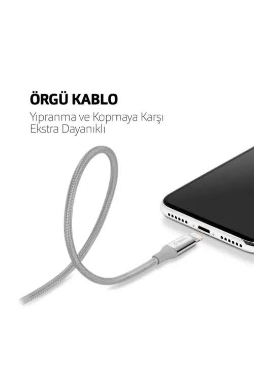 Ttec Alumicable Iphone Uyumlu Lightning Şarj ve Data Kablosu 2dk16 Rosegold