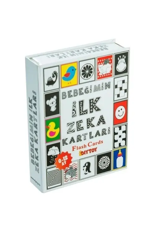 Diytoy 4'lü Eğitim Seti ( Ilk 50 Sözcük + Ilk 50 Hayvan + Ilk 50 Sebze Meyve + Bebeğimin Ilk Zeka Kartları