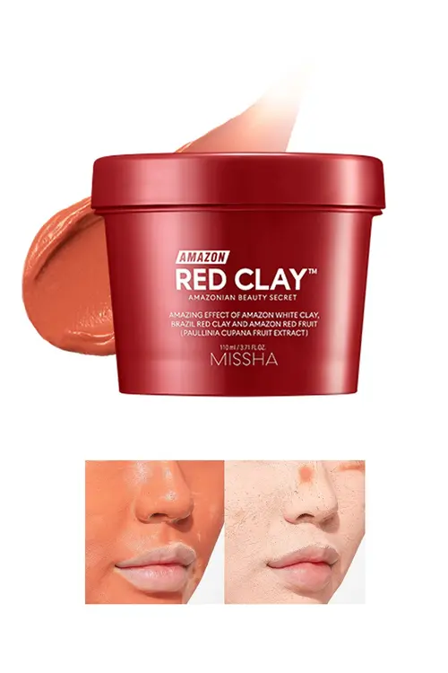 Yağlanma Ve Gözenek Karşıtı Kırmızı Kil Maskesi Amazon Red Clay Pore Mask Yorumları