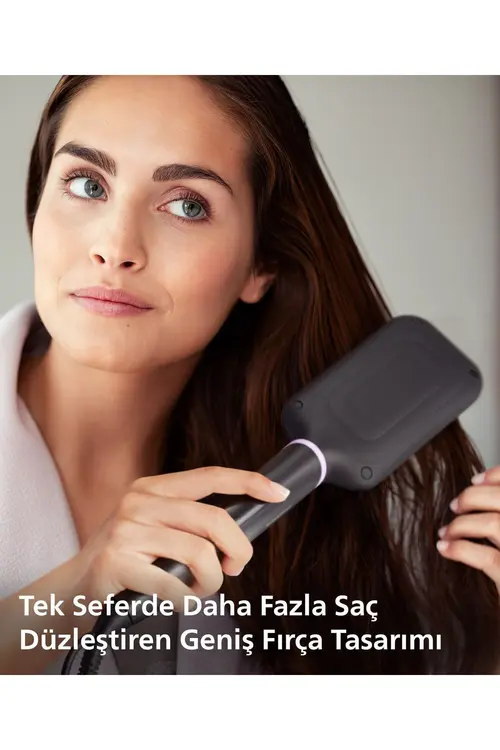 Philips Düzleştirici Tarak Bhh880/00,geniş Fırça Alanı,turmalin Seramik Kaplama,2 Sıcaklık Ayarı