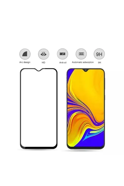 ucuzmi Xiaomi Redmi Note8 5d-6d Kavisli Tam Kaplar Temperli Kırılmaz Cam-ekran Koruyucu-