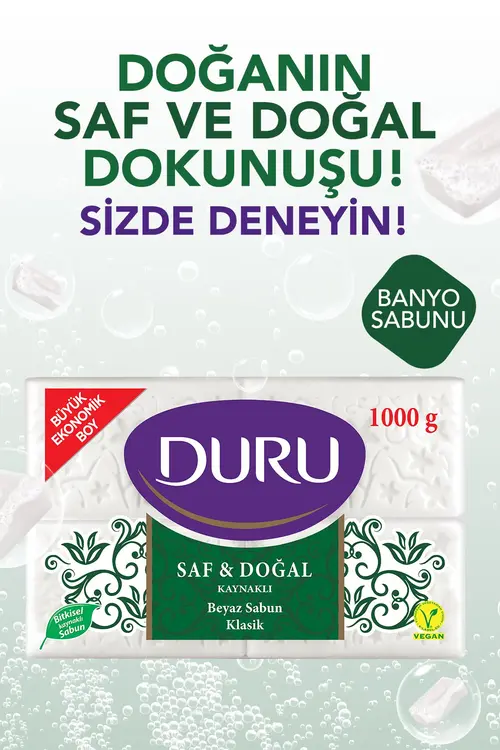 Duru Saf & Doğal Klasik Kalıp Sabun 1000 Gr