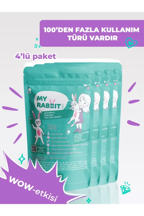 Çamaşır Ve Yüzey Için Çok Amaçlı Oksijenli Toz Leke Çıkarıcı ve beyazlatıcı 4'lü Paket 4 X 800 gr Yorumları