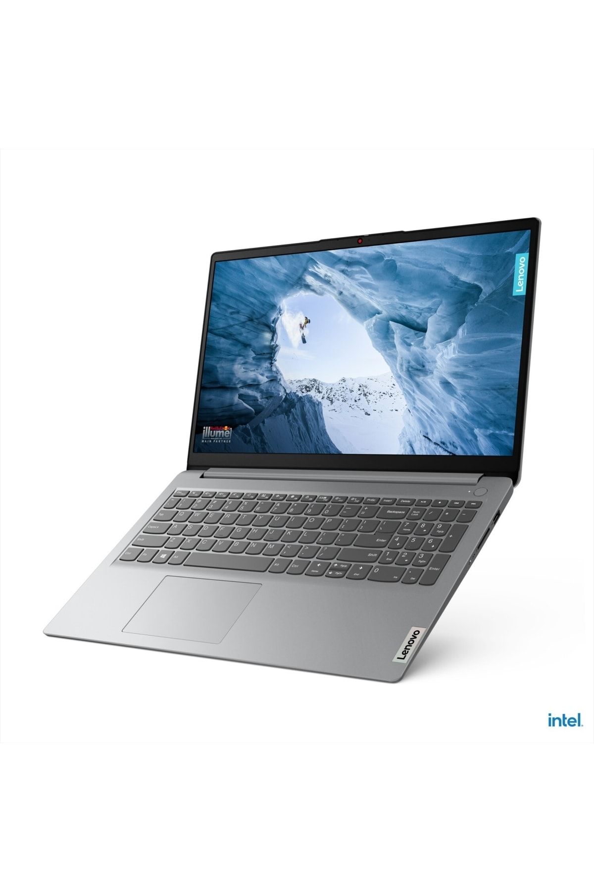 LENOVO Ideapad1 Intel Celeron-N4120 4GB 128GB EMMC DOS 15.6" Cloud Grey Laptop (Lenovo Türkiye Garantili)