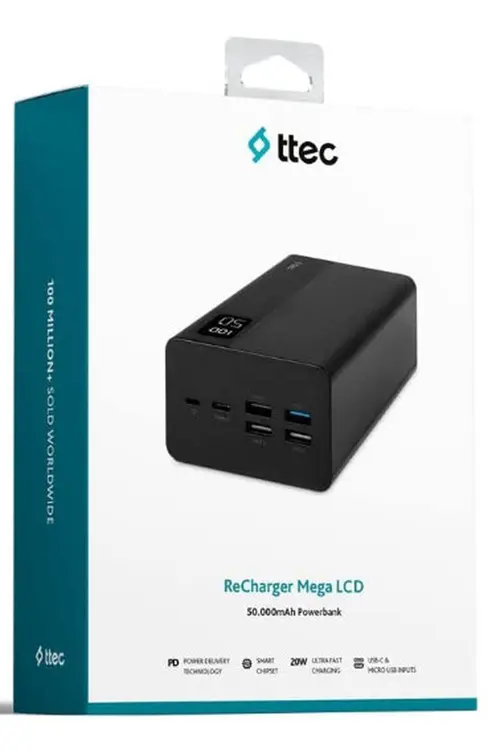 Recharger Mega Lcd 50.000 Mah Pd 20w Taşınabilir Hızlı Şarj Aleti Powerbank Yorumları