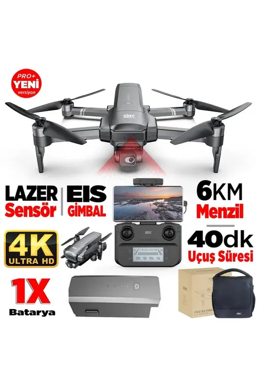F22 S2 Pro 4k Kameralı Drone Seti-6km Menzil Çarpışma Sensörü 40 Dakika Uçuş Süresi-engel Algılama Yorumları