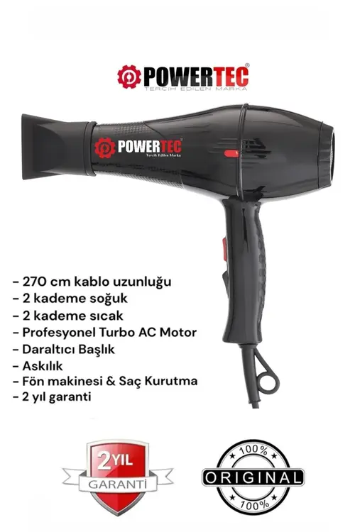 TR-701 Kuaför Tipi Profesyonel Fön Makinesi 2500 Performans Yorumları