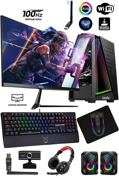 Nemesis I5-10400f 16gb 512gb M.2 Rx550 4gb 24" Oyuncu Masaüstü Bilgisayarı Yorumları