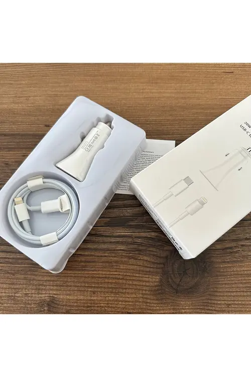 Ceptex İphone Uyumlu 20w Araç Şarj Aleti Araba Çakmaklık Tüm Modellere Uyumlu