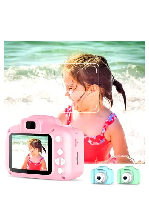 Noriyen Yeni Nesil Çocuk Dijital Mini Fotoğraf Makinesi Erkek Çocuklar İçin 1080p HD Ekran Kamera Selfie