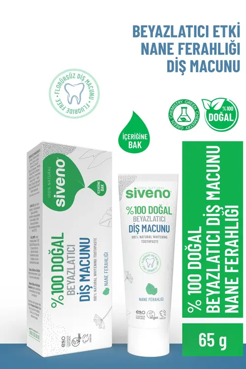 %100 Doğal Diş Macunu Beyazlatıcı Nane Ferahlığı Florürsüz 65 Gr Yorumları
