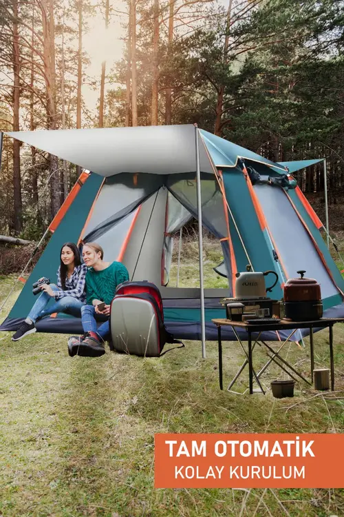 Trend Maison Tenteli 6 Kişilik Kamp Çadırı